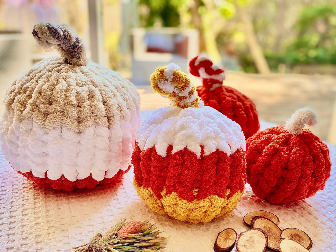 🎃 Fabrique ta citrouille en fil tout doux !