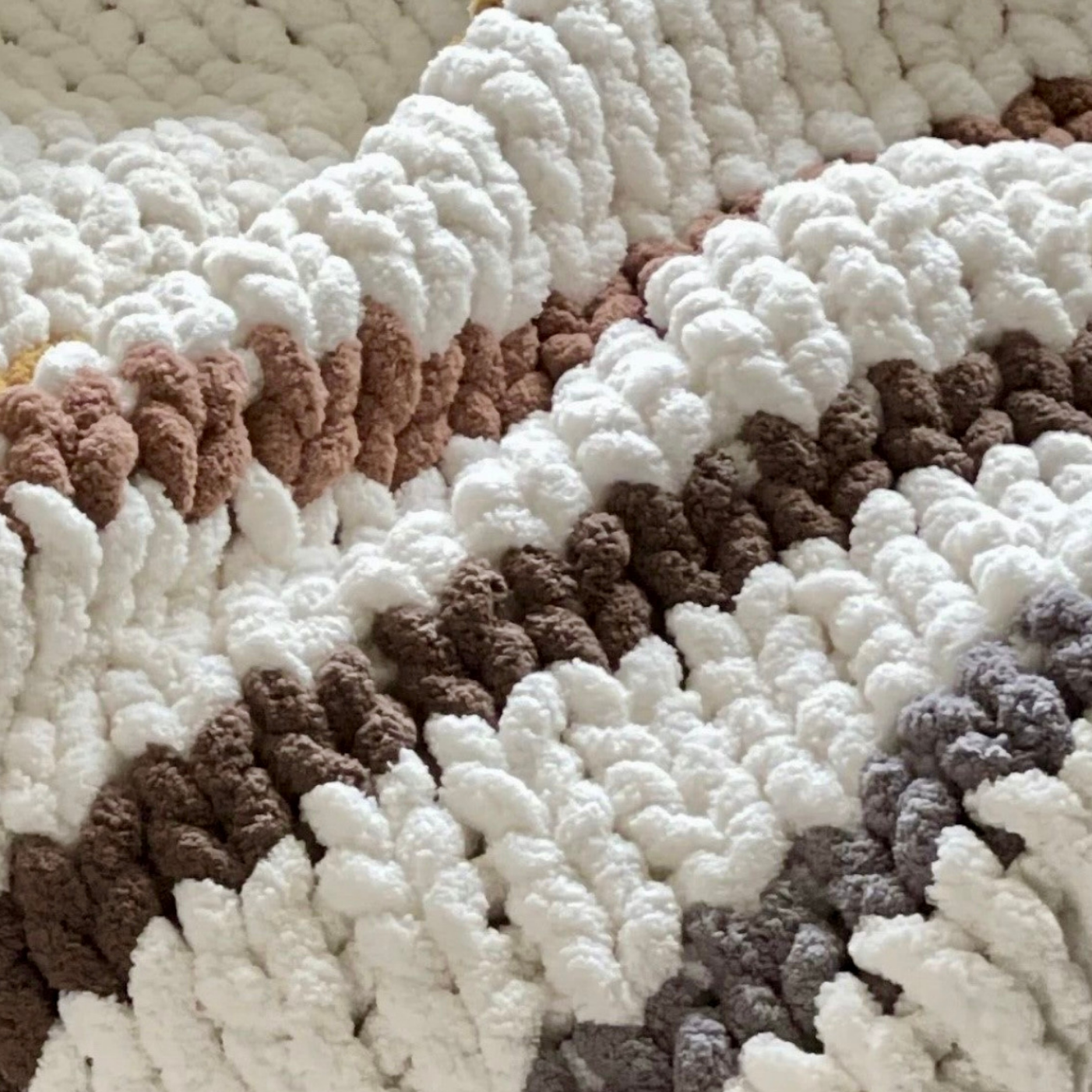 Tutoriel - Mini-cours débutant – Couverture épaisse en tricot à la main