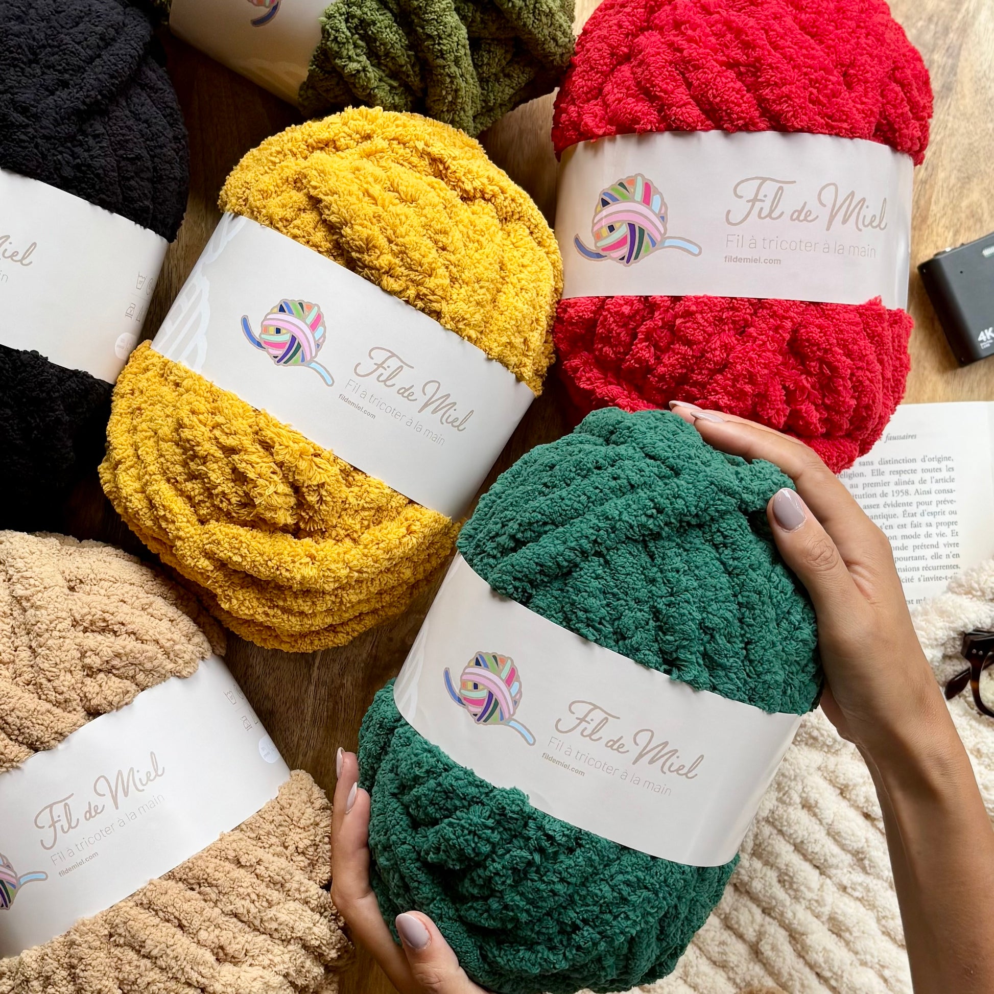 Sachet Anti-Gaspi – Fil XXL à Tricoter à la Main