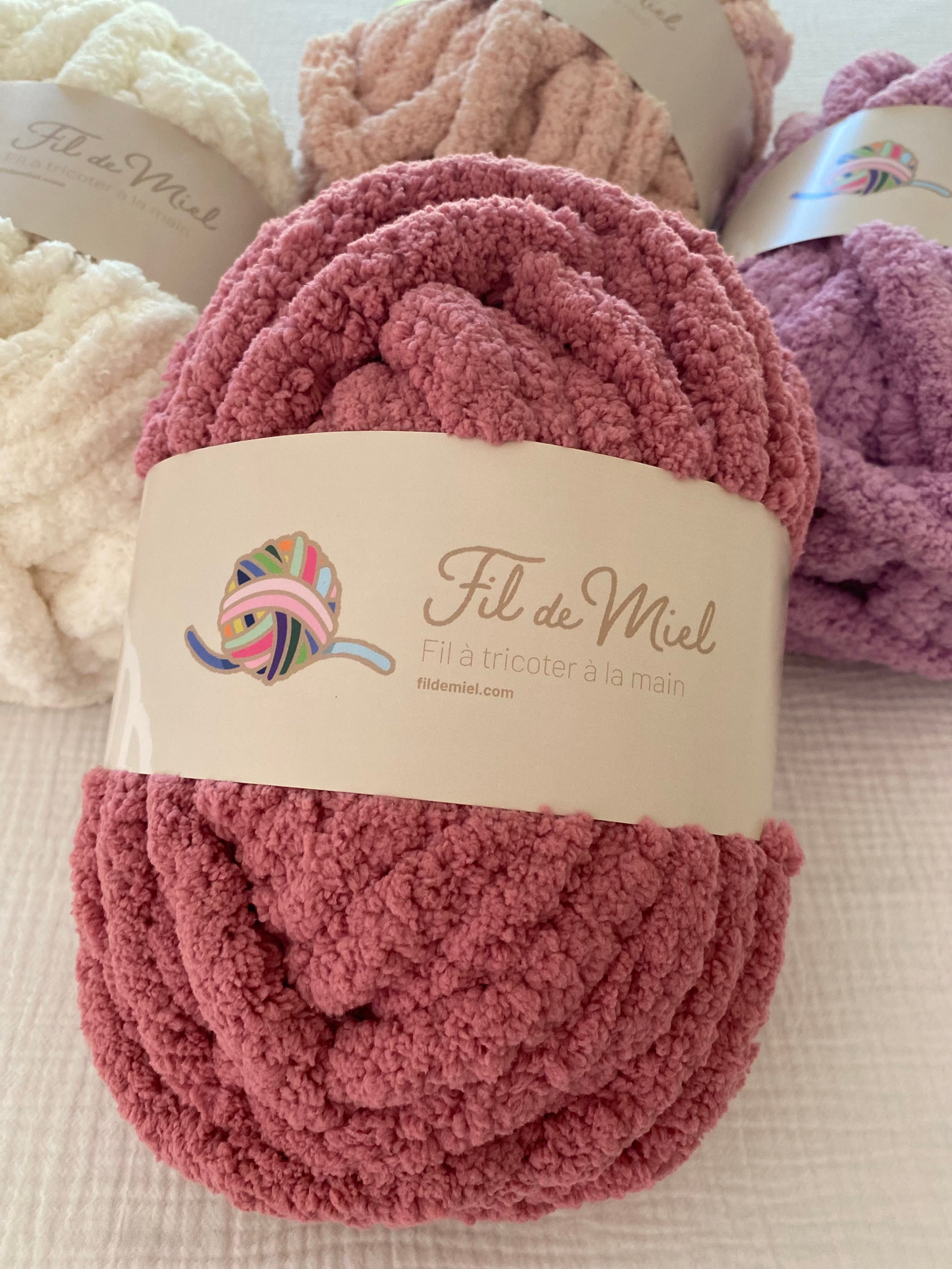 Kit Coussin 40x40 cm – Fil chenille XXL