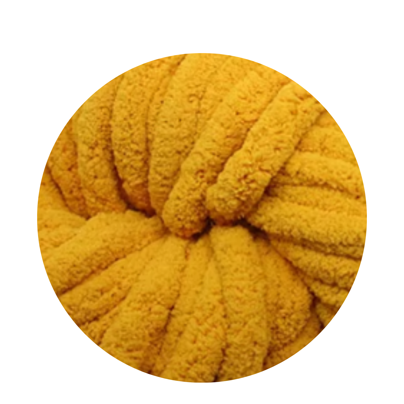 Laine XXL Or Moutarde ultra douce - Fil chenille pour tricot géant