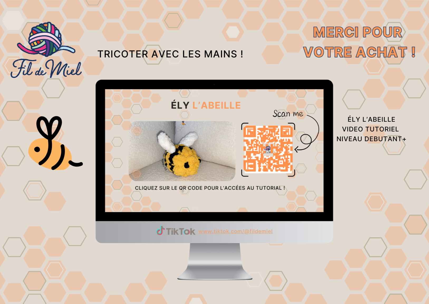 Tutoriel Vidéo + PDF Ély l’abeille