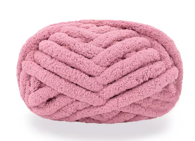 fil à tricoter à main Fil de Miel vieux rose