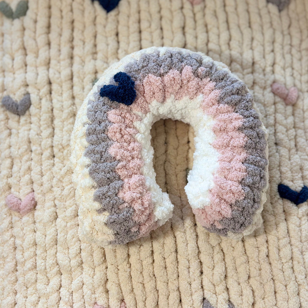 Tutoriel PDF - Coussin tour de cou en fil XXL